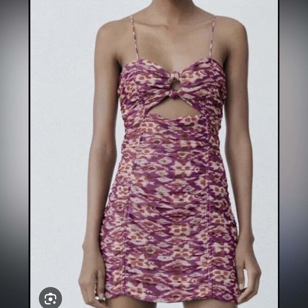 Zara ruched dress small